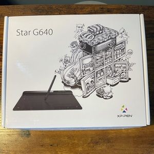Star G640 XP-PEN drawing tablet and software